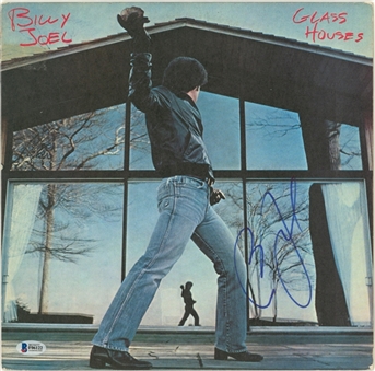 Billy Joel Single Signed "Glass Houses" LP Cover (Beckett)